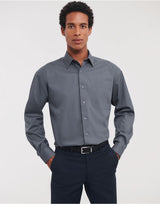 Men's Long Sleeve Classic Polycotton Poplin Shirt