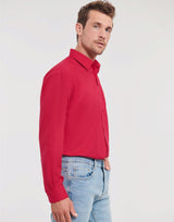 Men's Long Sleeve Classic Polycotton Poplin Shirt