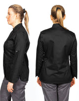 Ladies' Long Sleeve Fitted Chef's Jacket