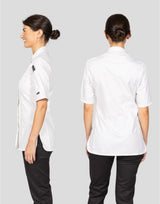 Ladies' Short Sleeve Fitted Chef's Jacket