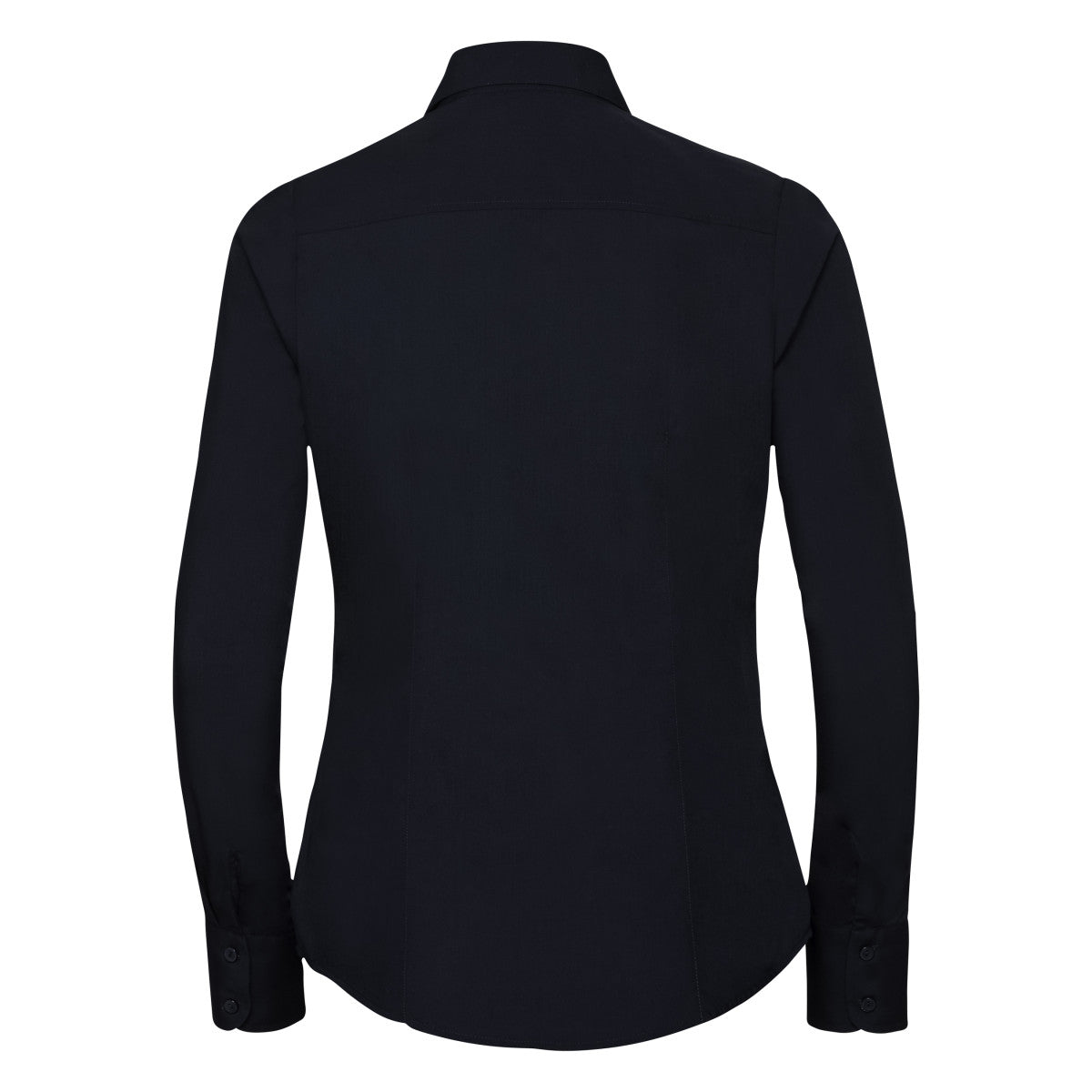 Ladies' Long Sleeve Fitted Polycotton Poplin Shirt