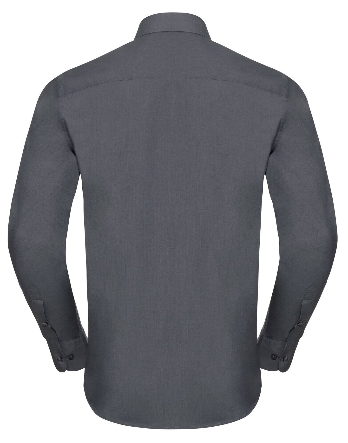 Men's Long Sleeve Tailored Polycotton Poplin Shirt