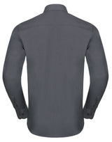 Men's Long Sleeve Tailored Polycotton Poplin Shirt