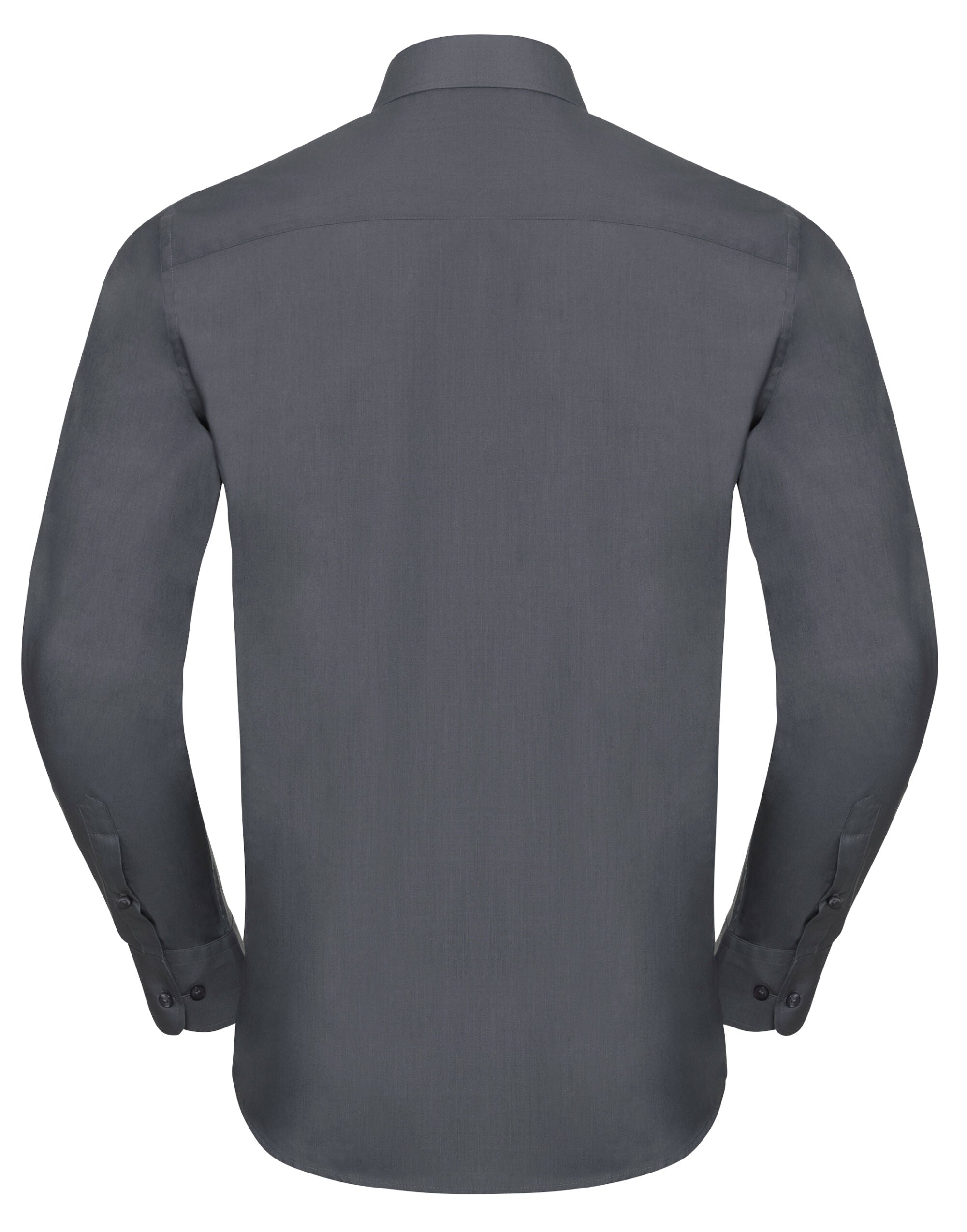 Men's Long Sleeve Tailored Polycotton Poplin Shirt