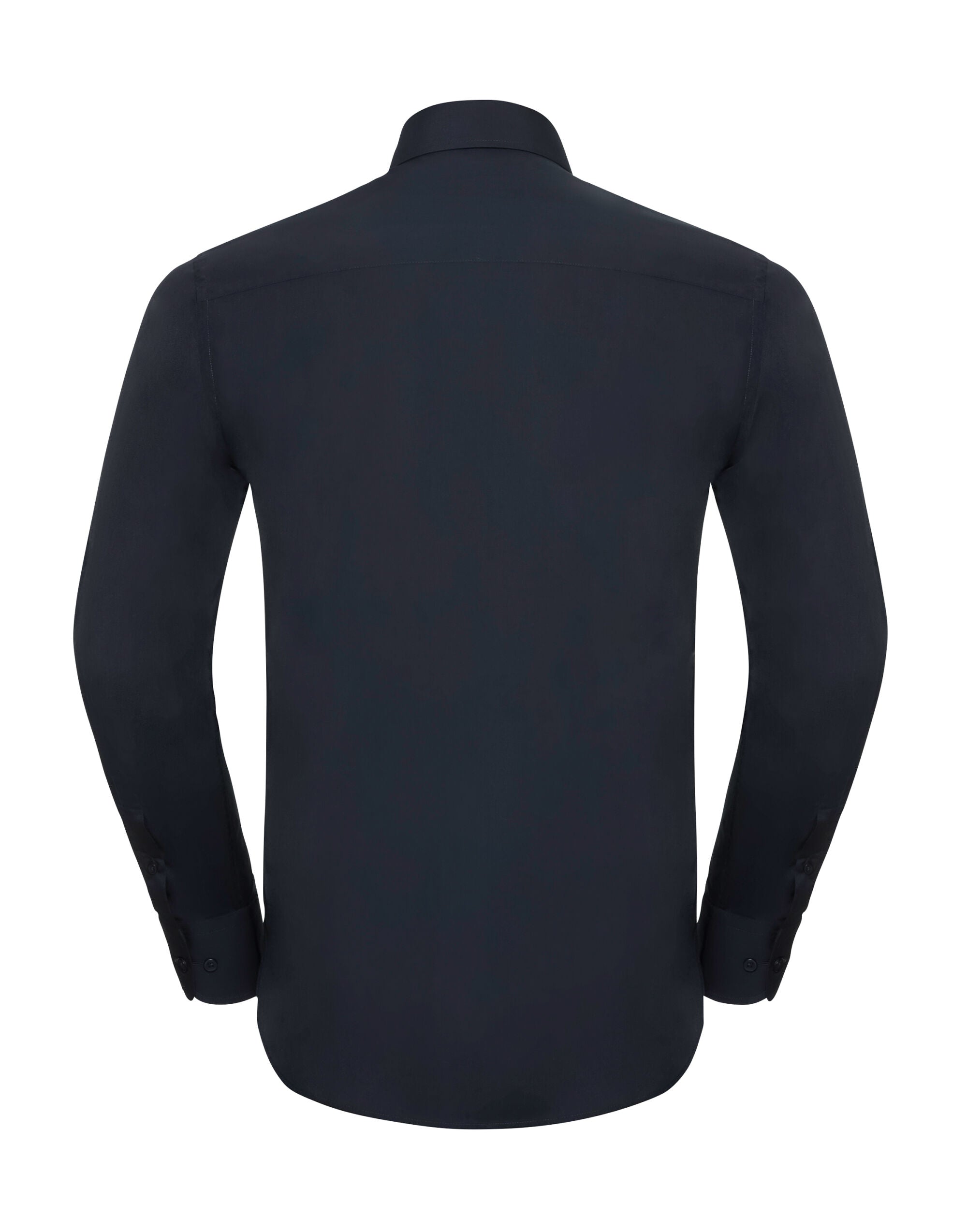 Men's Long Sleeve Tailored Polycotton Poplin Shirt