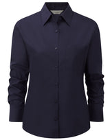 Ladies' Long Sleeve Classic Polycotton Poplin Shirt