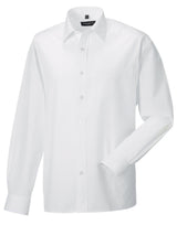 Men's Long Sleeve Classic Polycotton Poplin Shirt