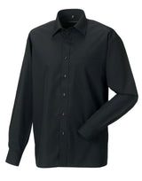 Men's Long Sleeve Classic Polycotton Poplin Shirt