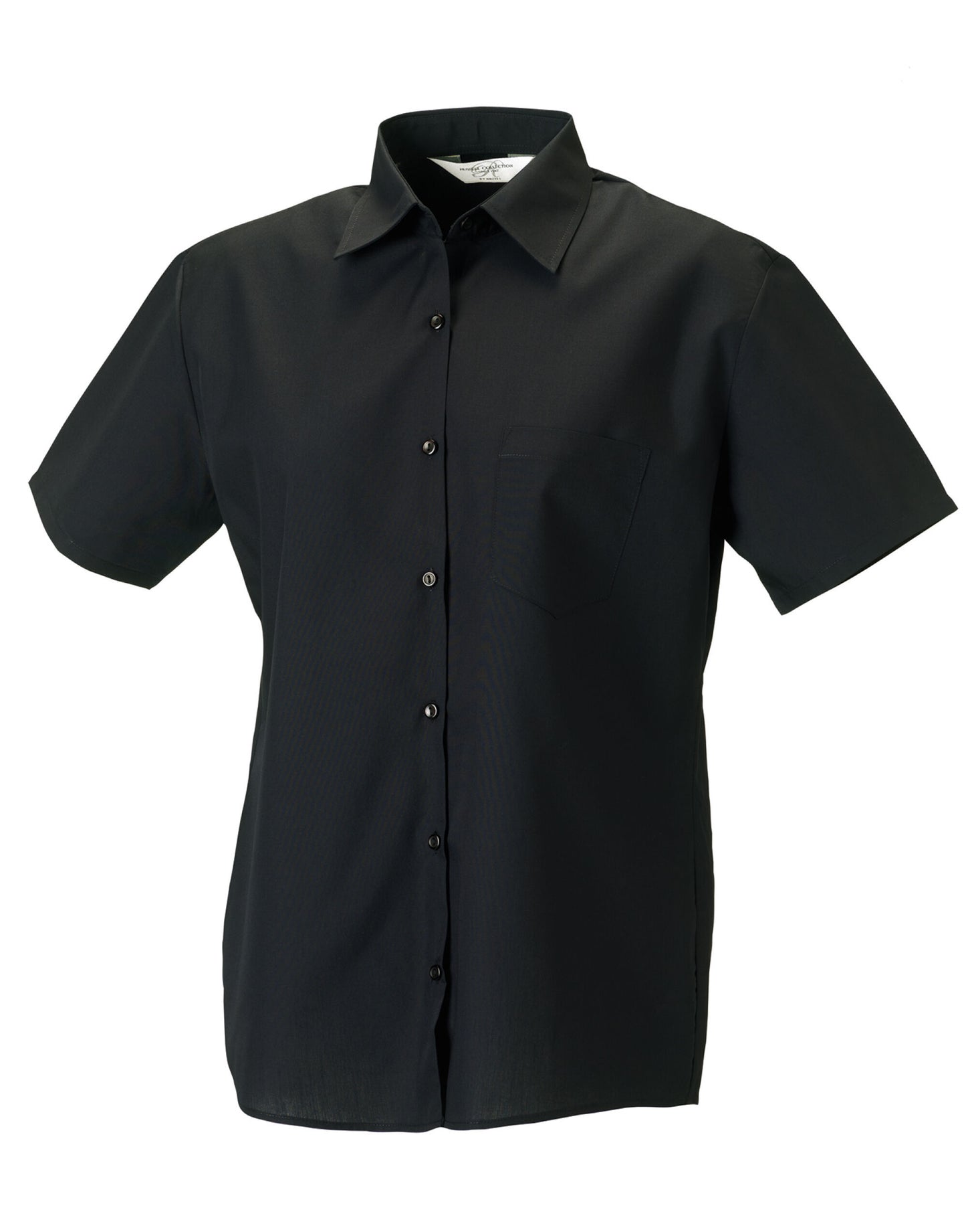 Ladies' Short Sleeve Classic Polycotton Poplin Shirt