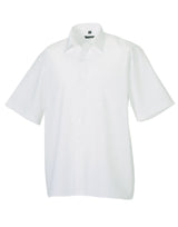 Men's Short Sleeve Classic Polycotton Poplin Shirt