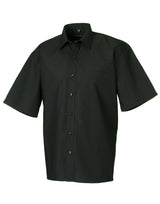 Men's Short Sleeve Classic Polycotton Poplin Shirt
