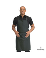 Recycled Bib Apron With Pocket