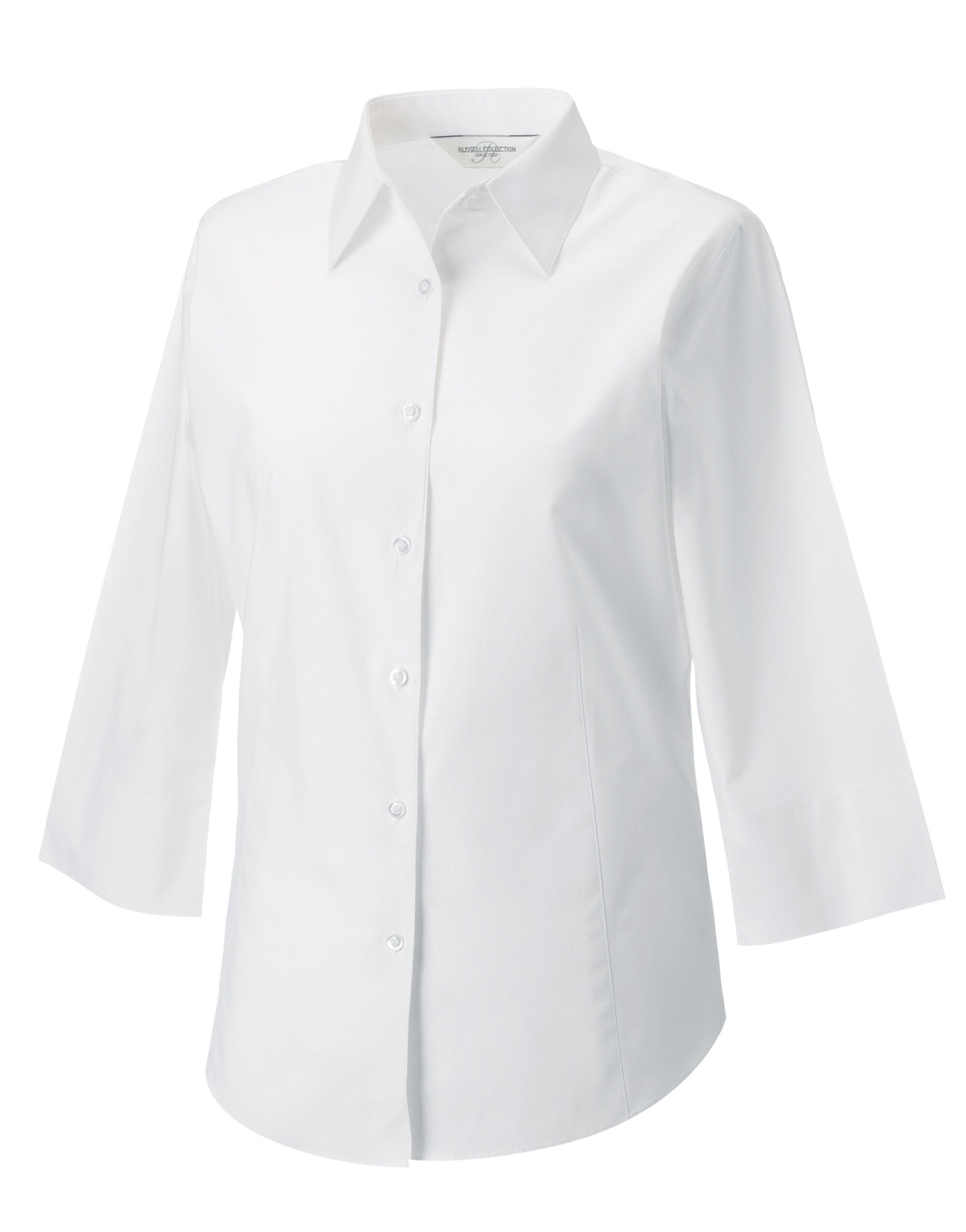 Ladies' 3/4 Sleeve Fitted Stretch Shirt