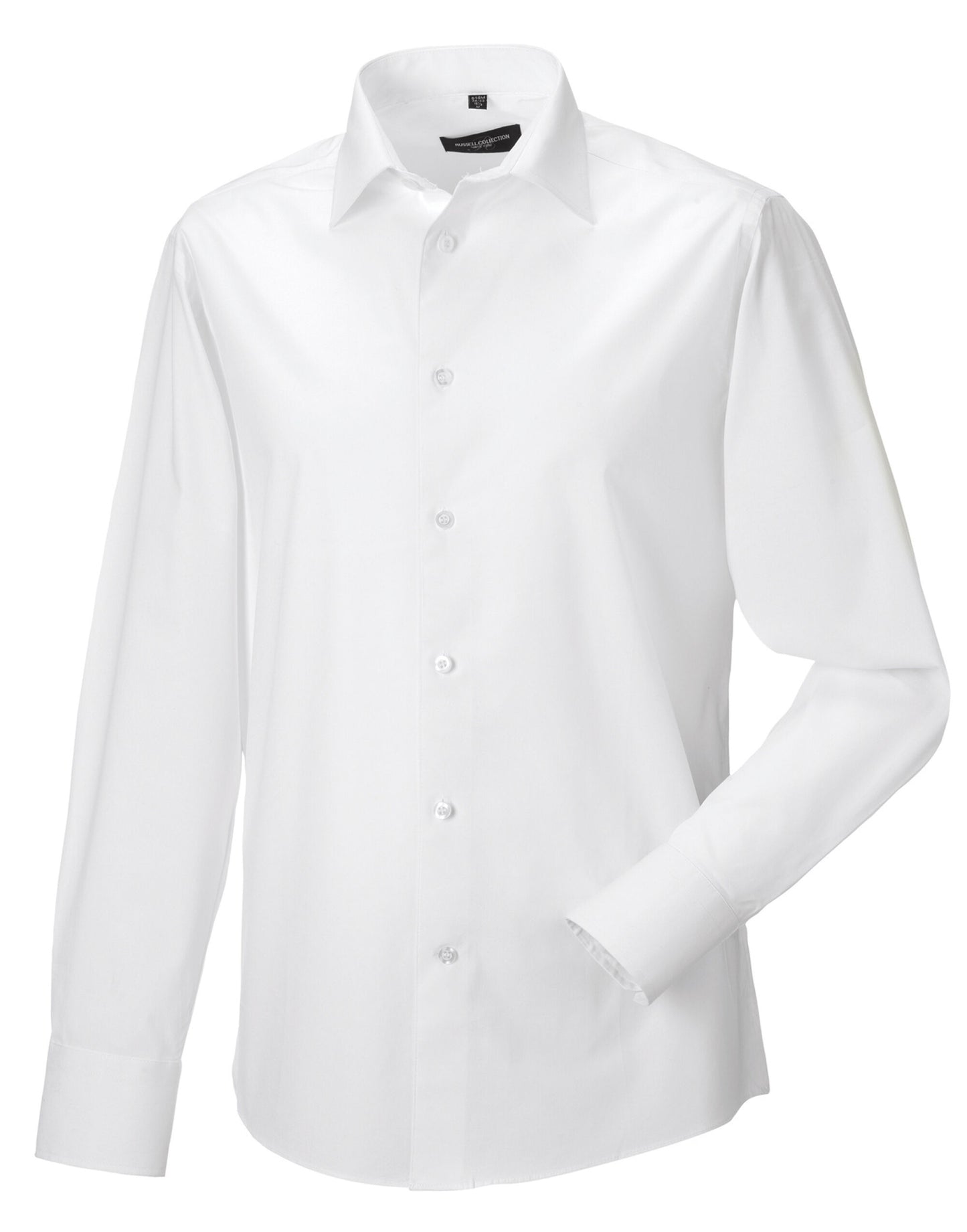 Men's Long Sleeve Fitted Stretch Shirt