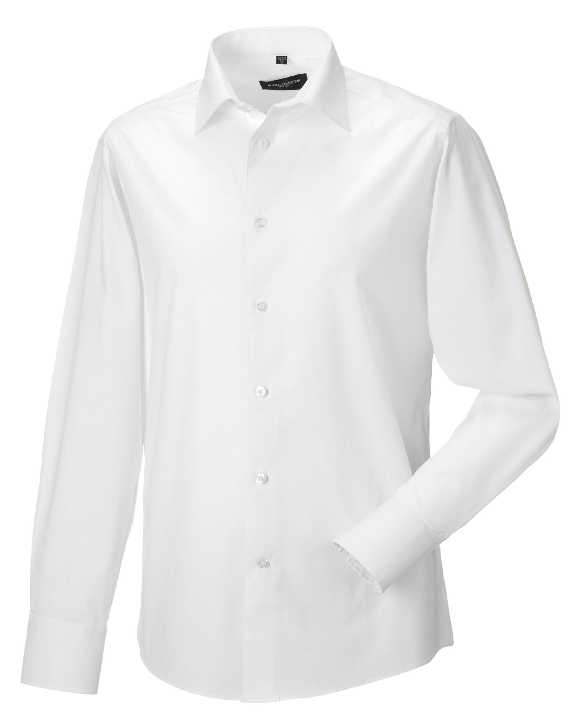 Men's Long Sleeve Fitted Stretch Shirt