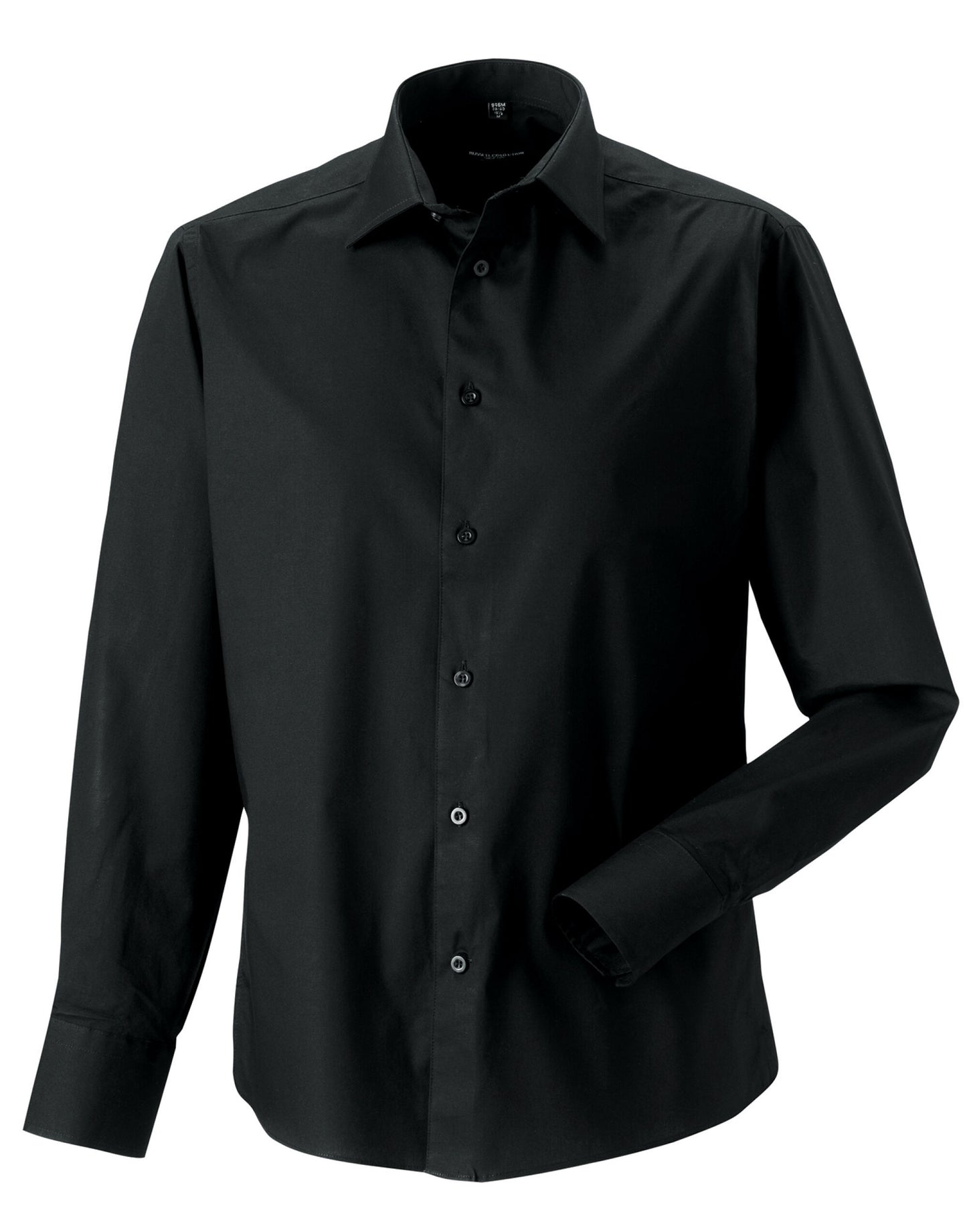 Men's Long Sleeve Fitted Stretch Shirt