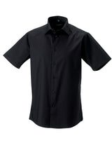 Men's Short Sleeve Fitted Stretch Shirt