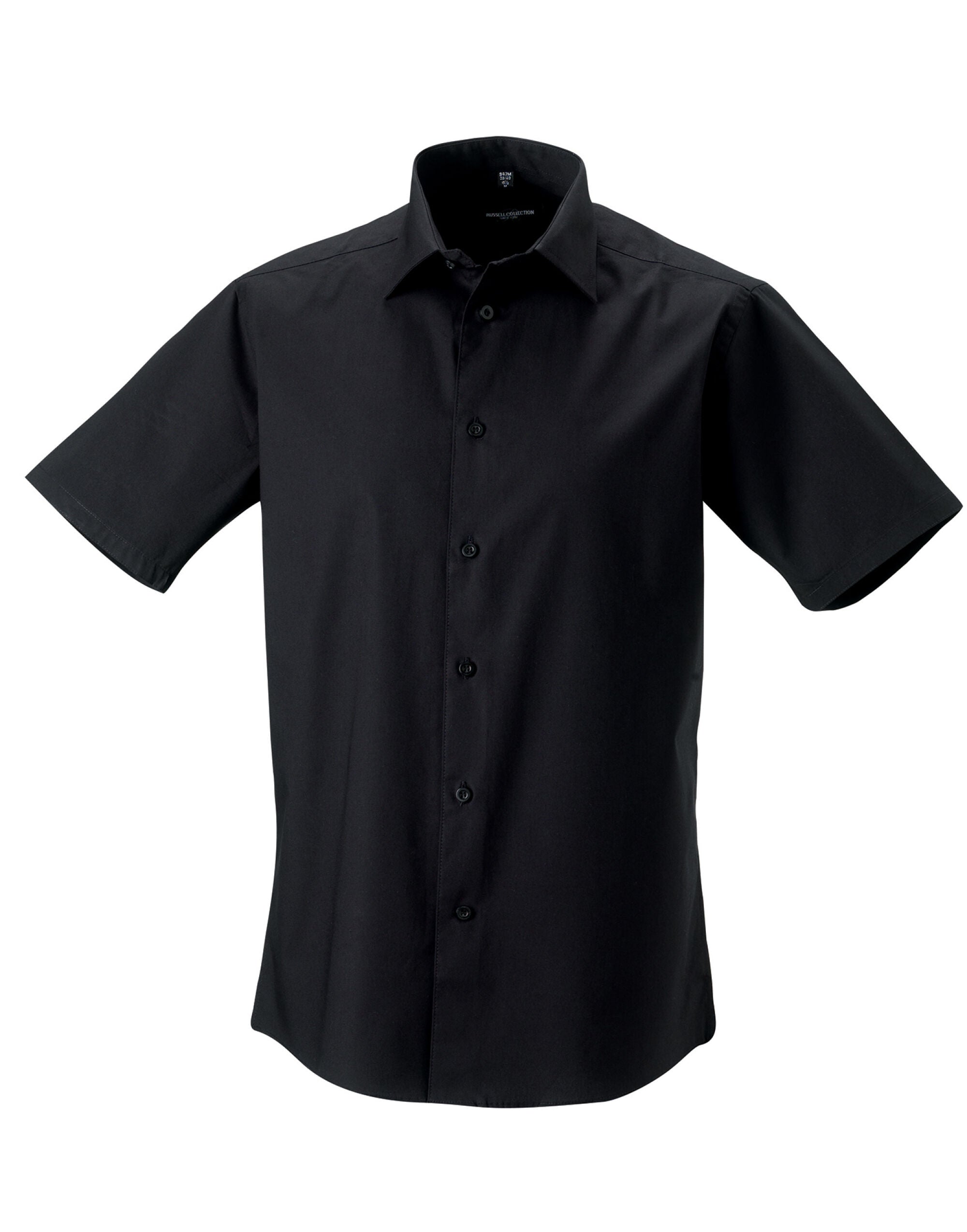 Men's Short Sleeve Fitted Stretch Shirt
