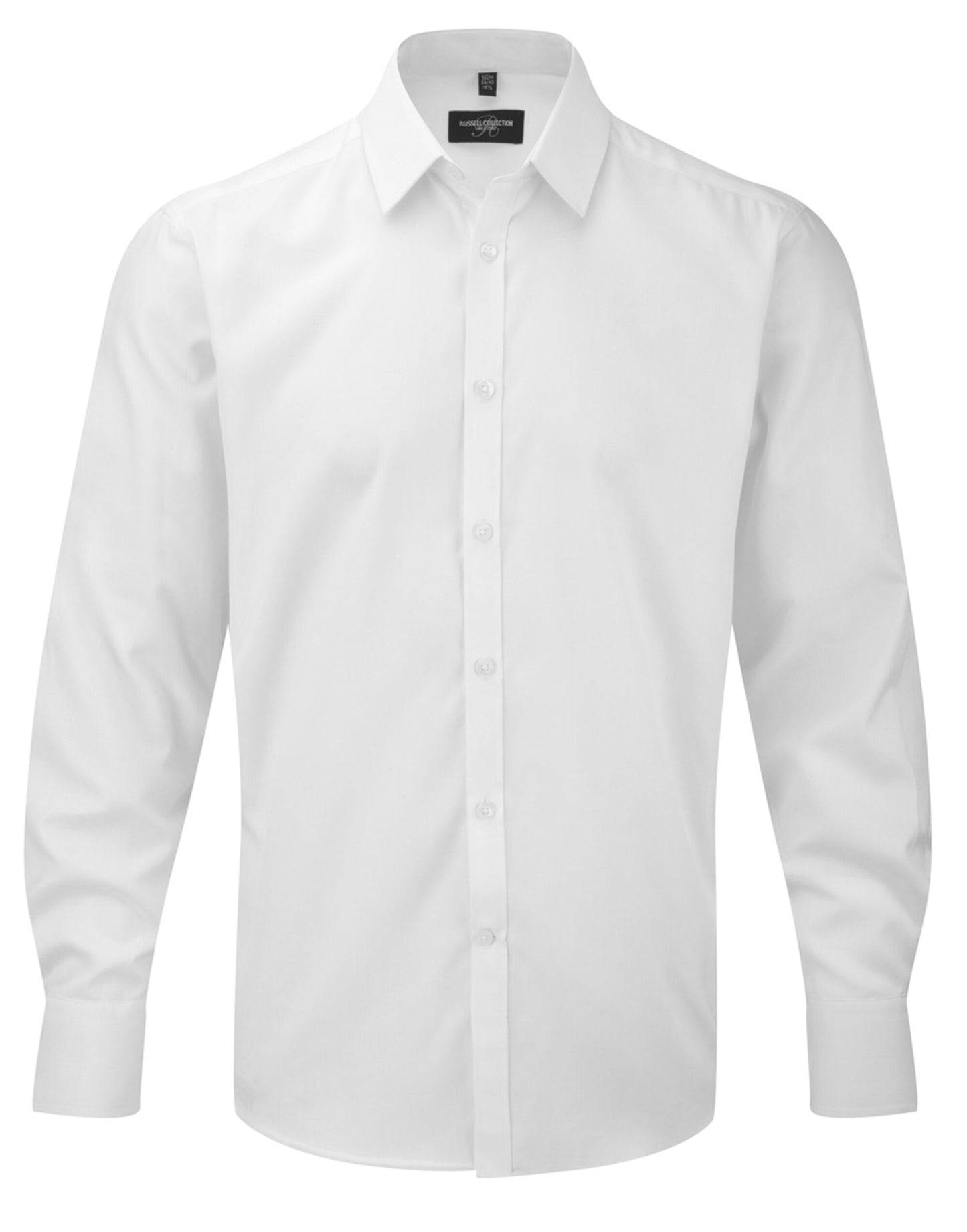 Men's Long Sleeve Tailored Herringbone Shirt