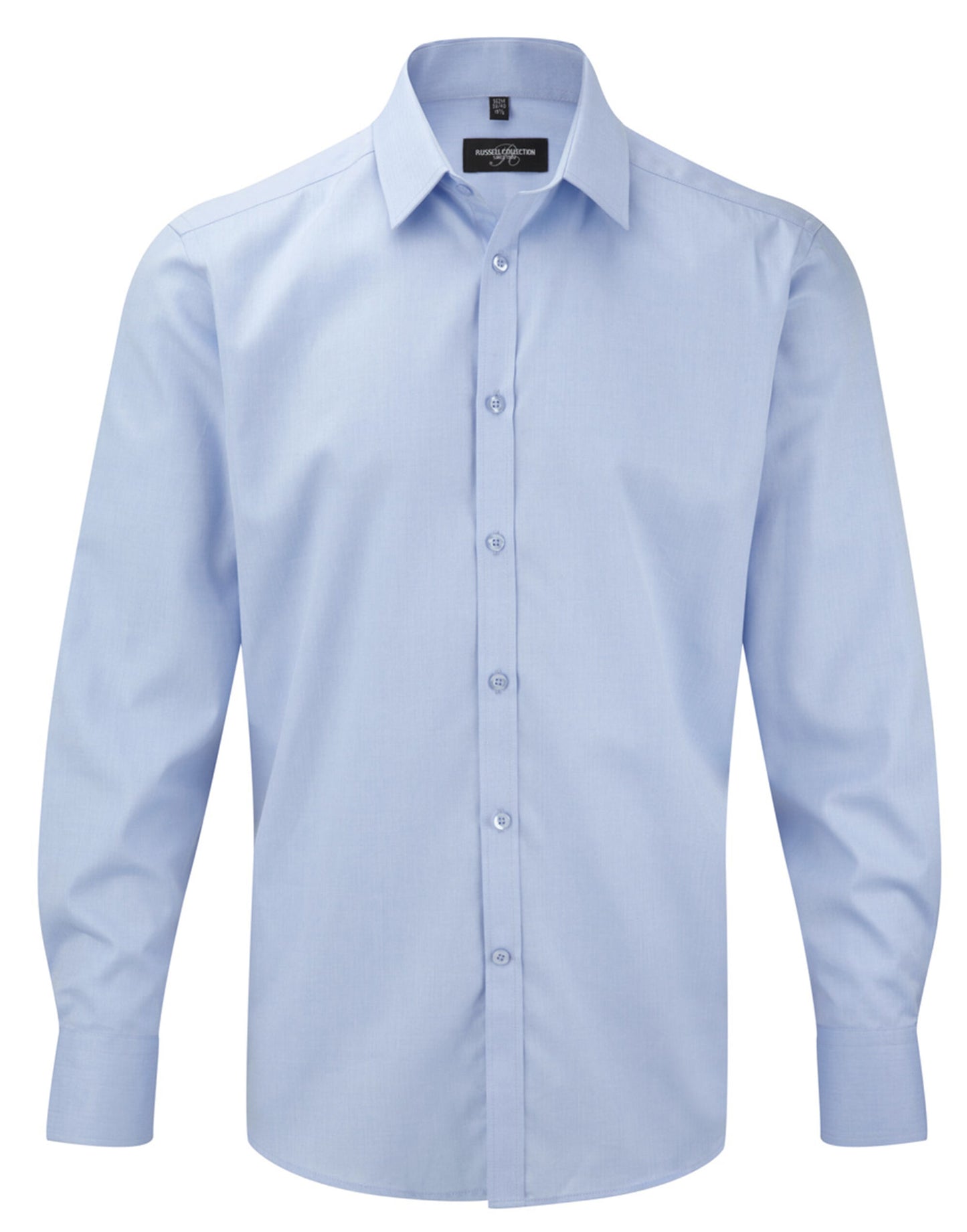 Men's Long Sleeve Tailored Herringbone Shirt