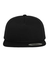 Classic 5 Panel Cotton Twill Snapback