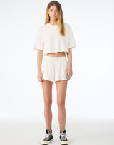 Women's Heavyweight Washed Cropped Tee