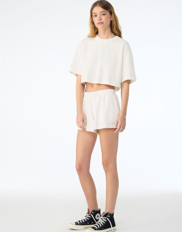 Women's Heavyweight Washed Cropped Tee