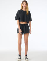 Women's Heavyweight Washed Cropped Tee