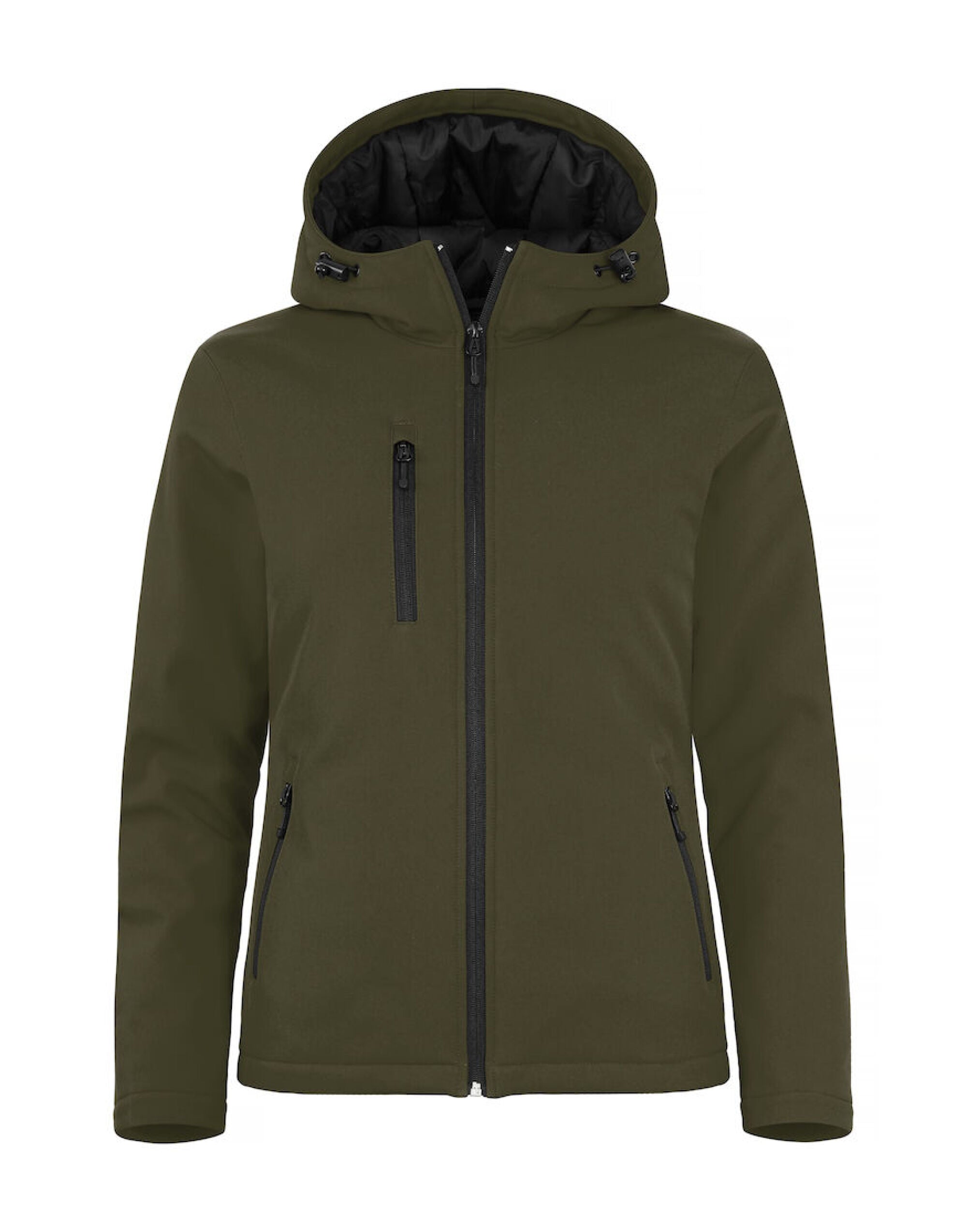 Ladies Padded Softshell Hoody
