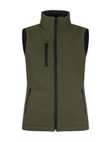 Ladies Padded Softshell Vest