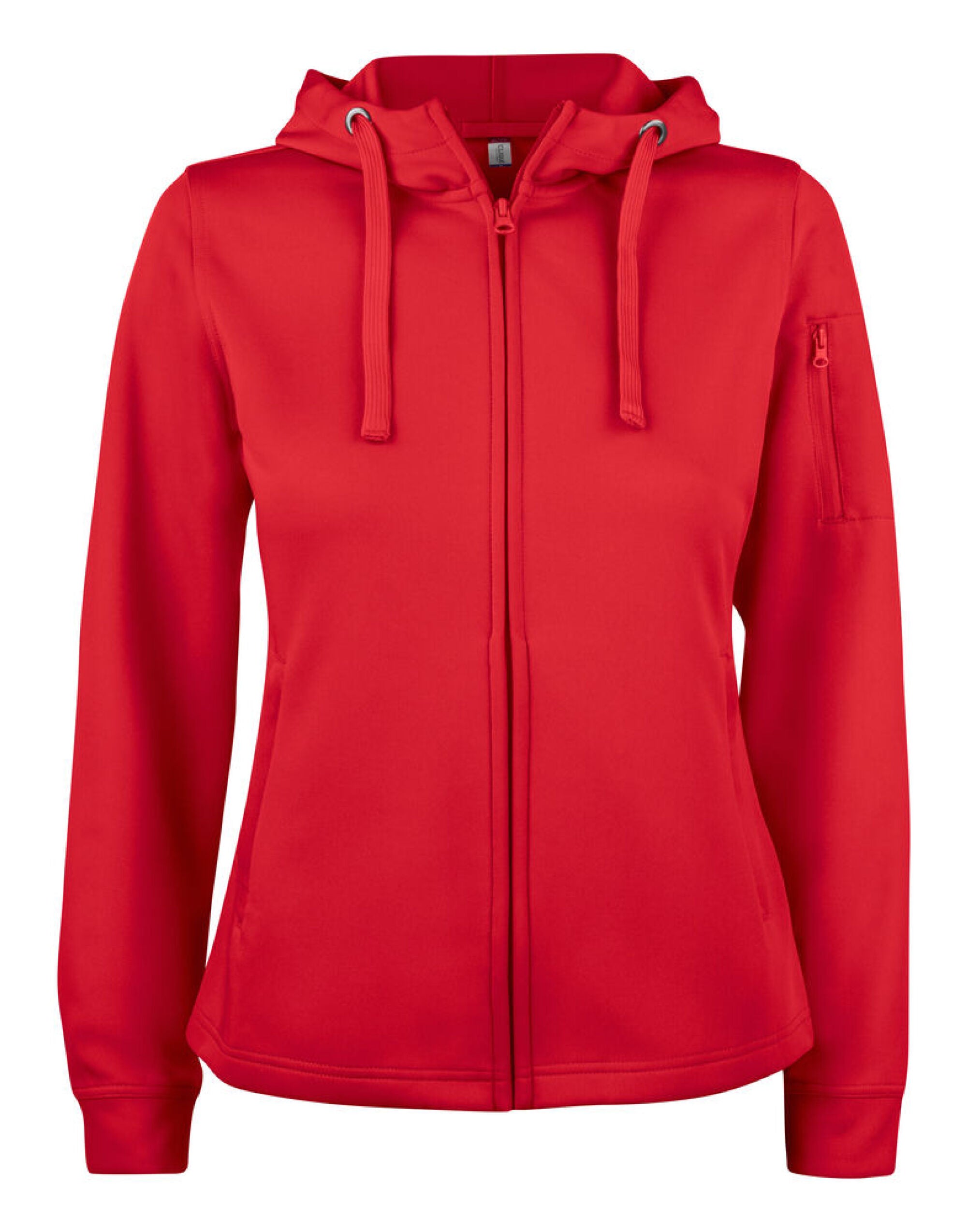 Ladies Basic Active Full Zip Hoody