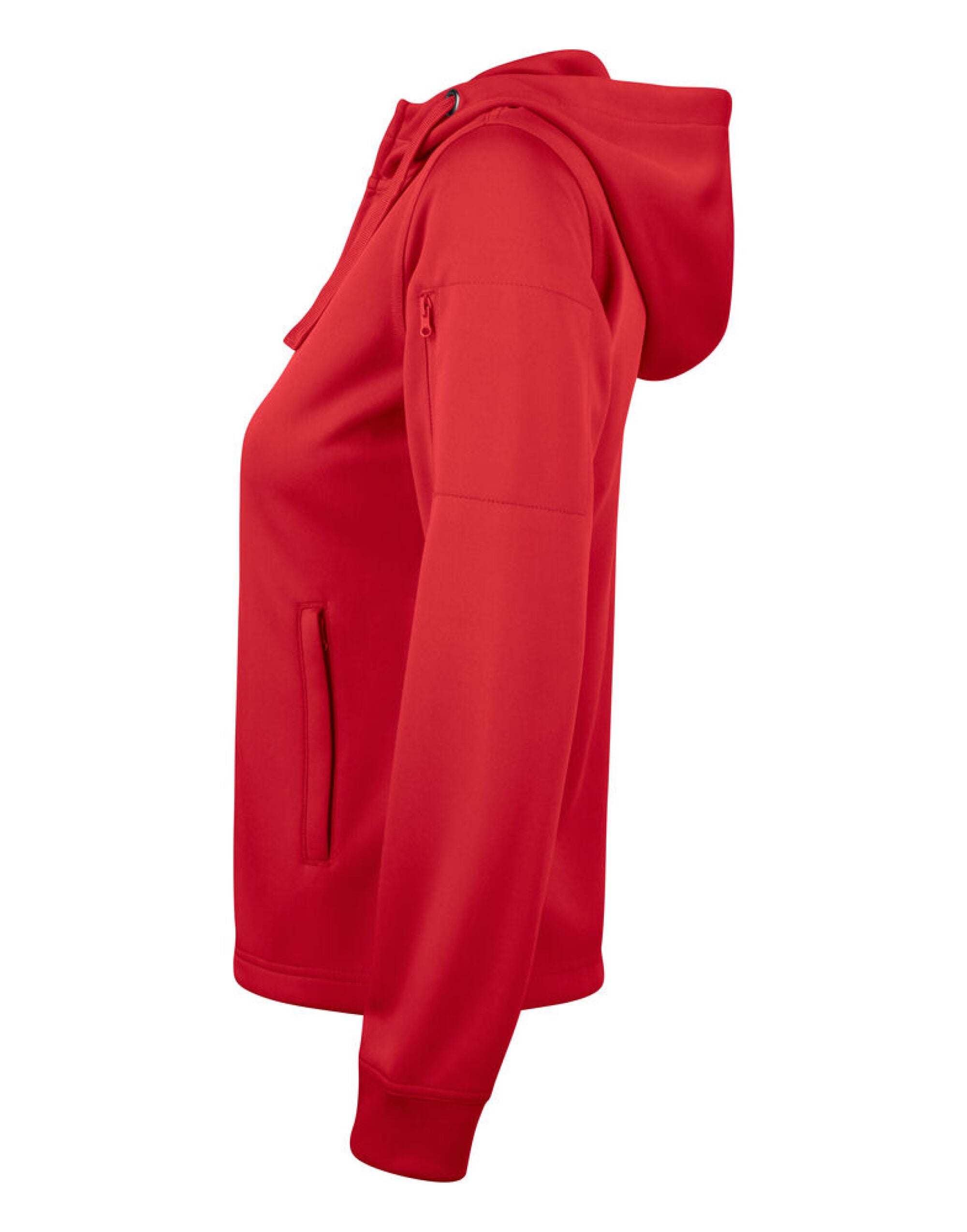 Ladies Basic Active Full Zip Hoody