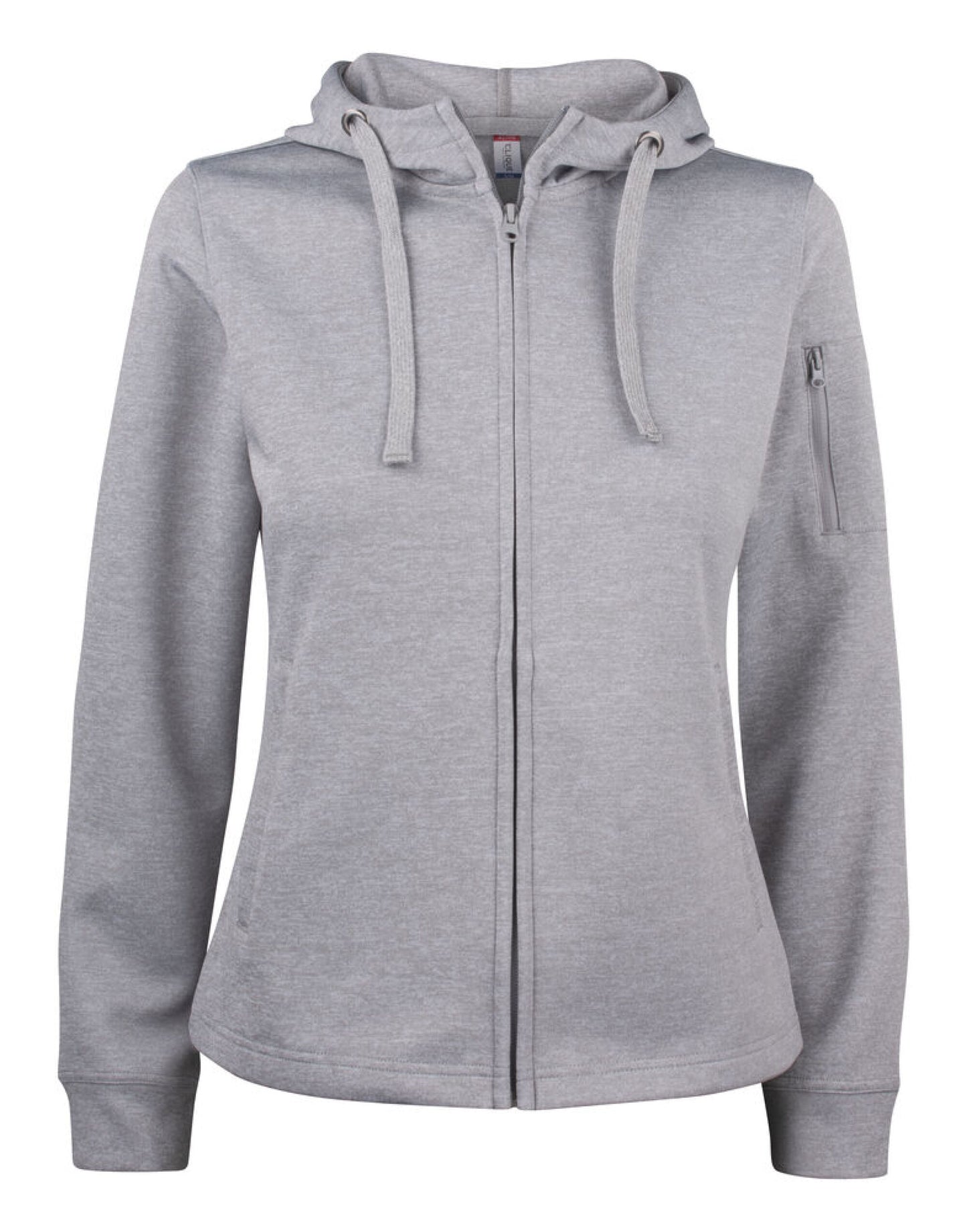 Ladies Basic Active Full Zip Hoody