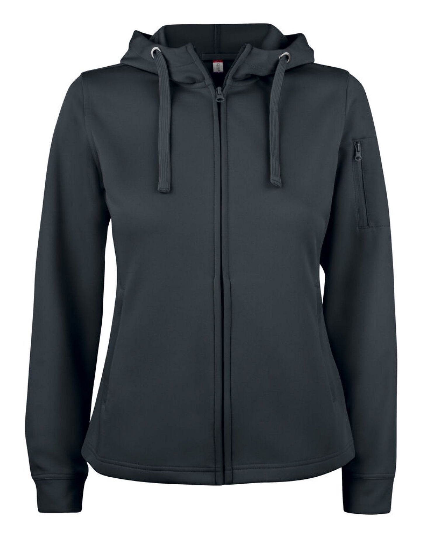 Ladies Basic Active Full Zip Hoody