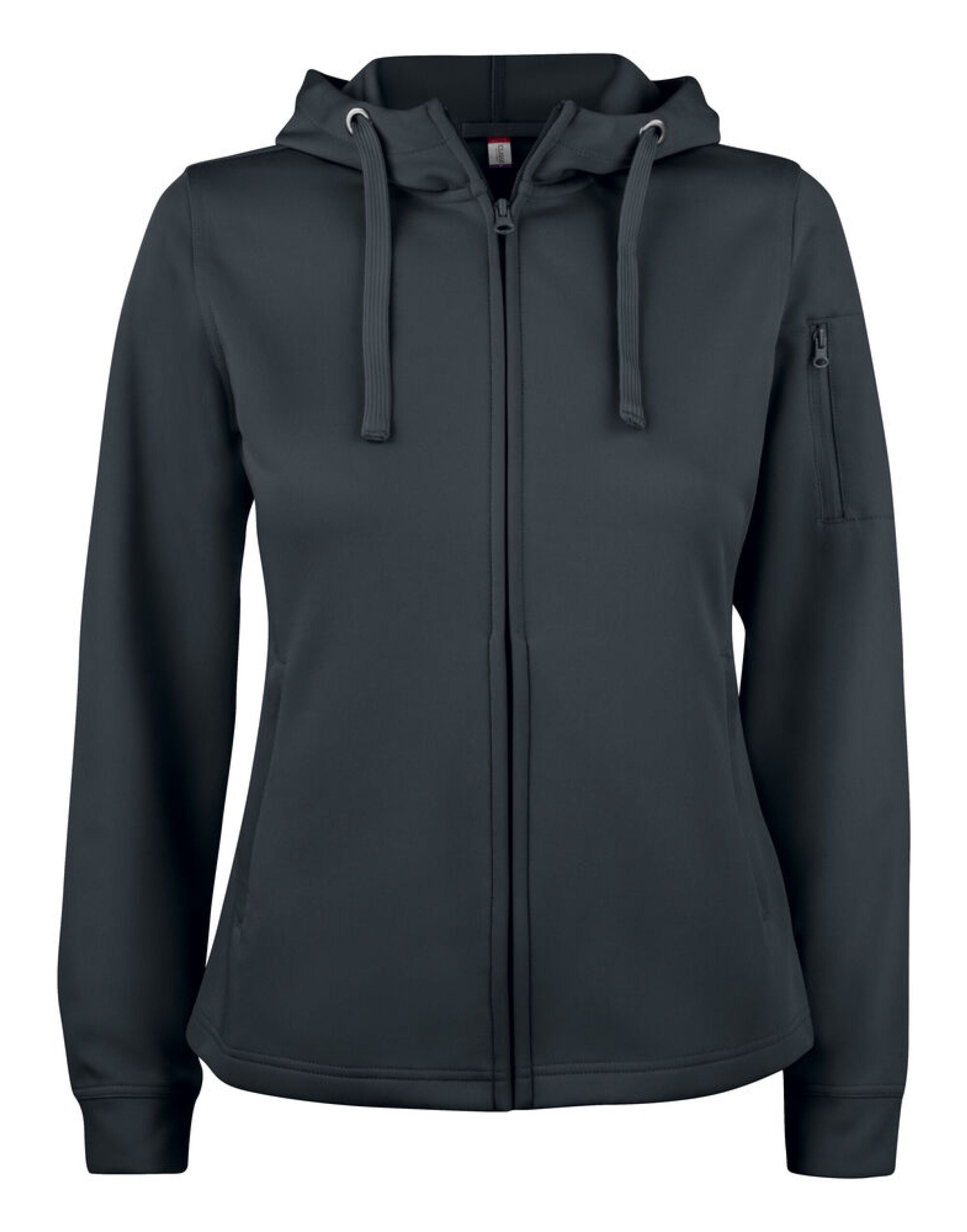 Ladies Basic Active Full Zip Hoody
