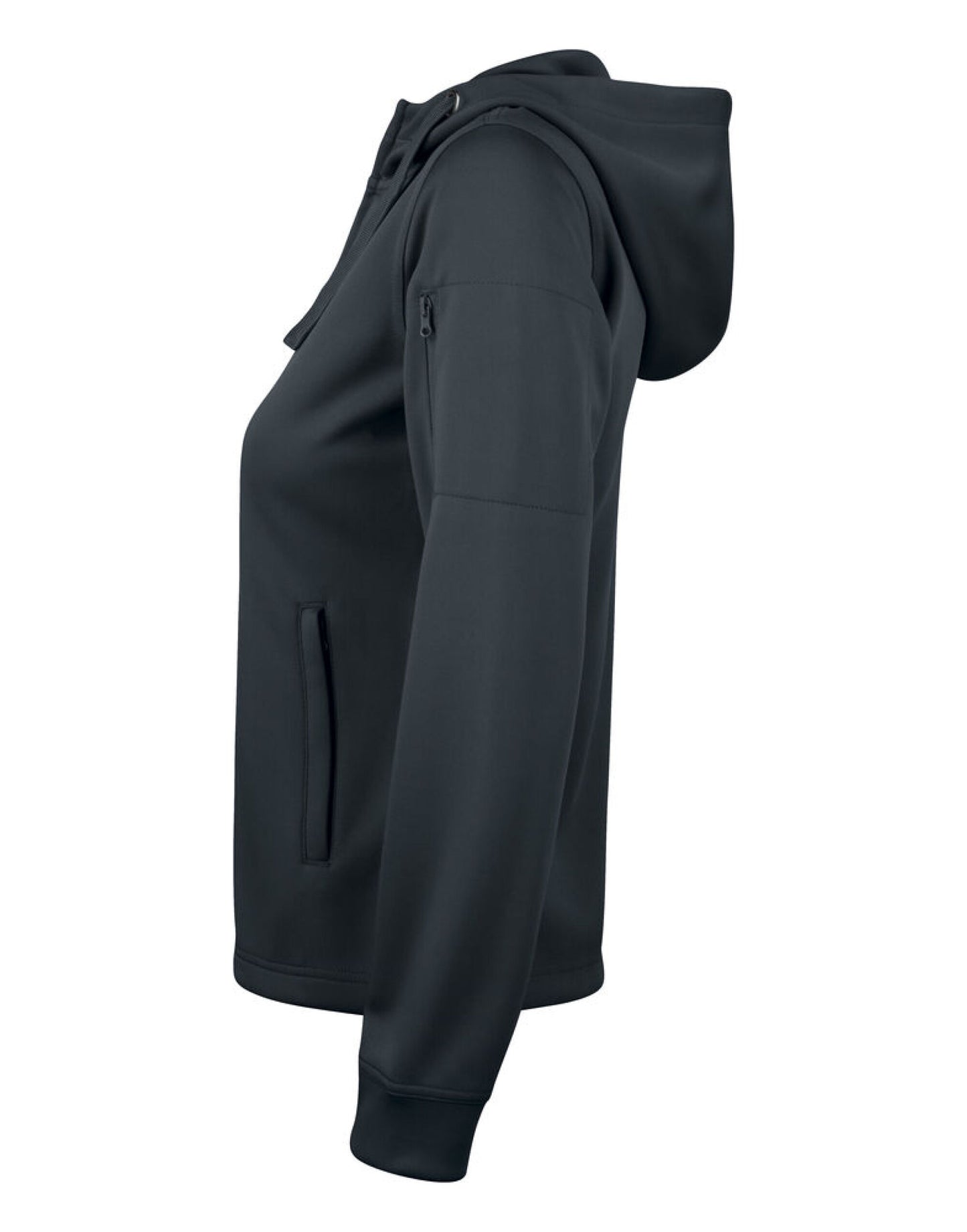 Ladies Basic Active Full Zip Hoody