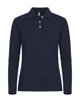 Ladies Stretch Premium Polo L/S