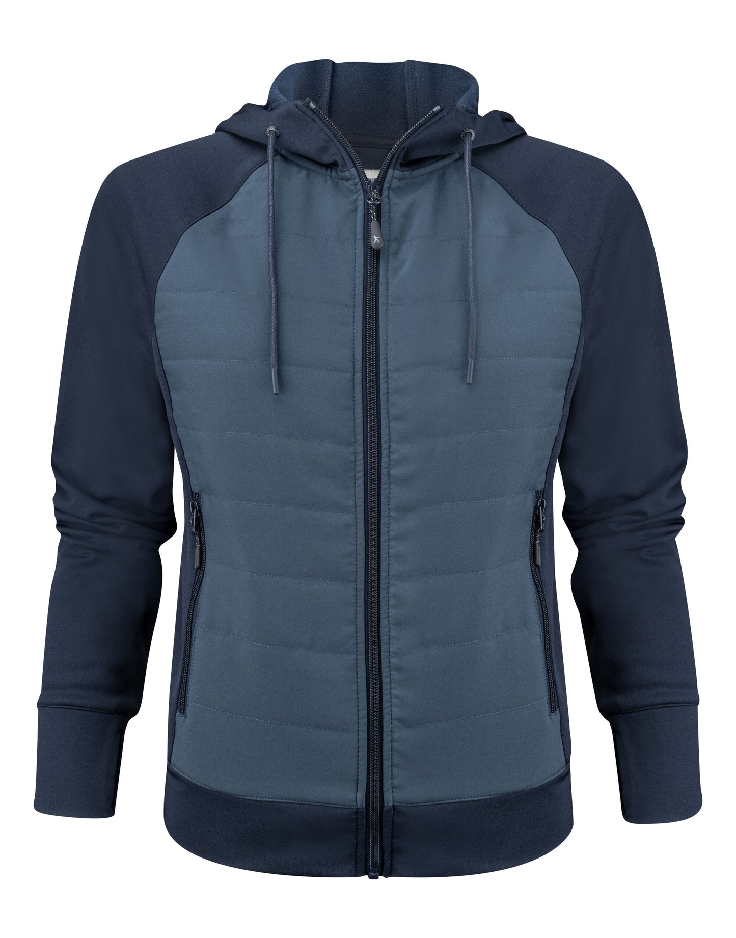 Ladies Keyport Full Zip Hooded Hybrid Jacket
