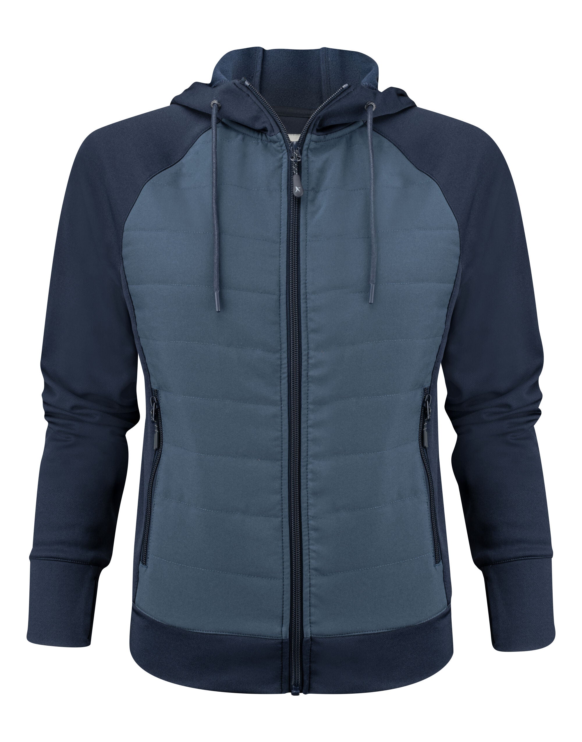 Ladies Keyport Full Zip Hooded Hybrid Jacket