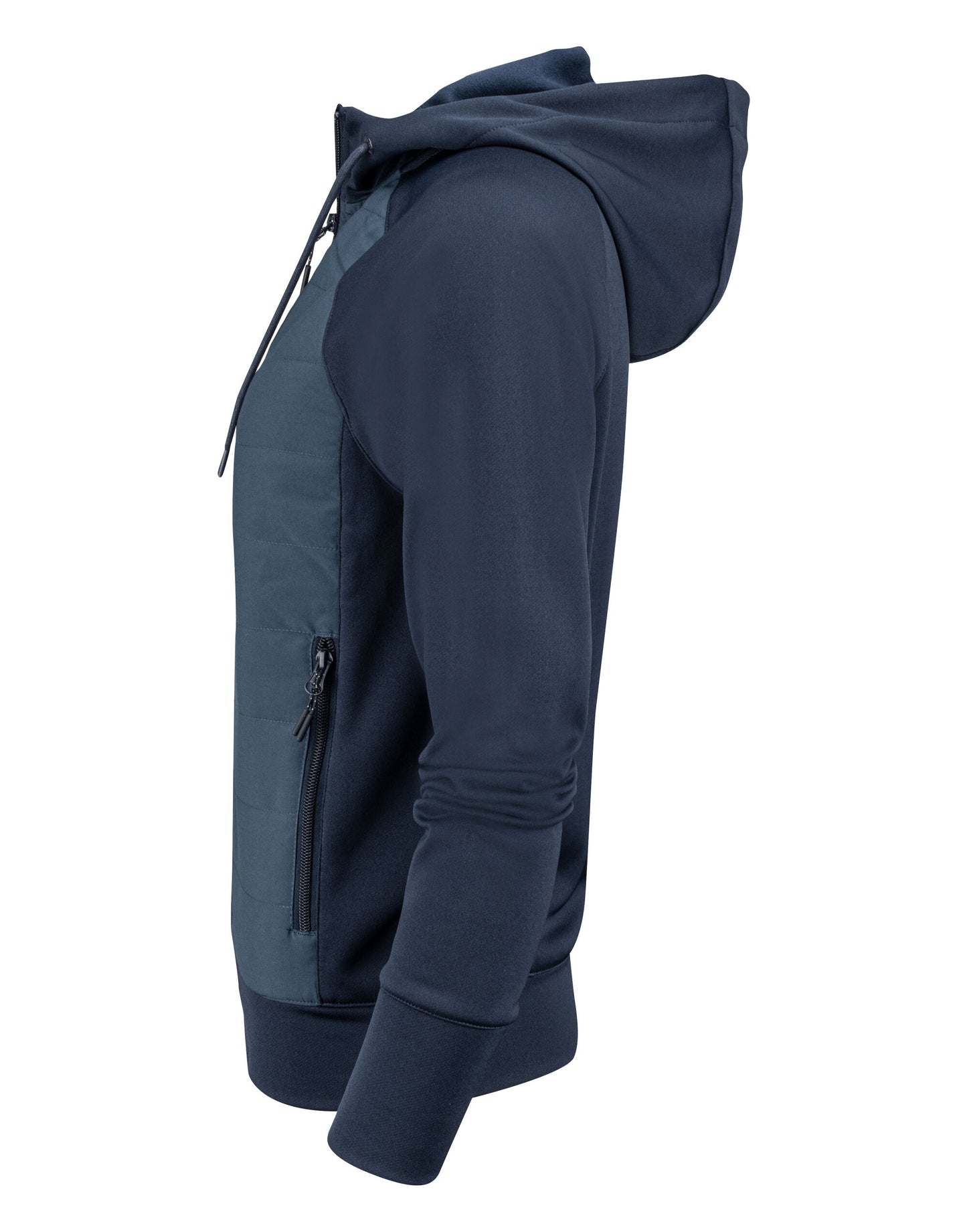 Ladies Keyport Full Zip Hooded Hybrid Jacket