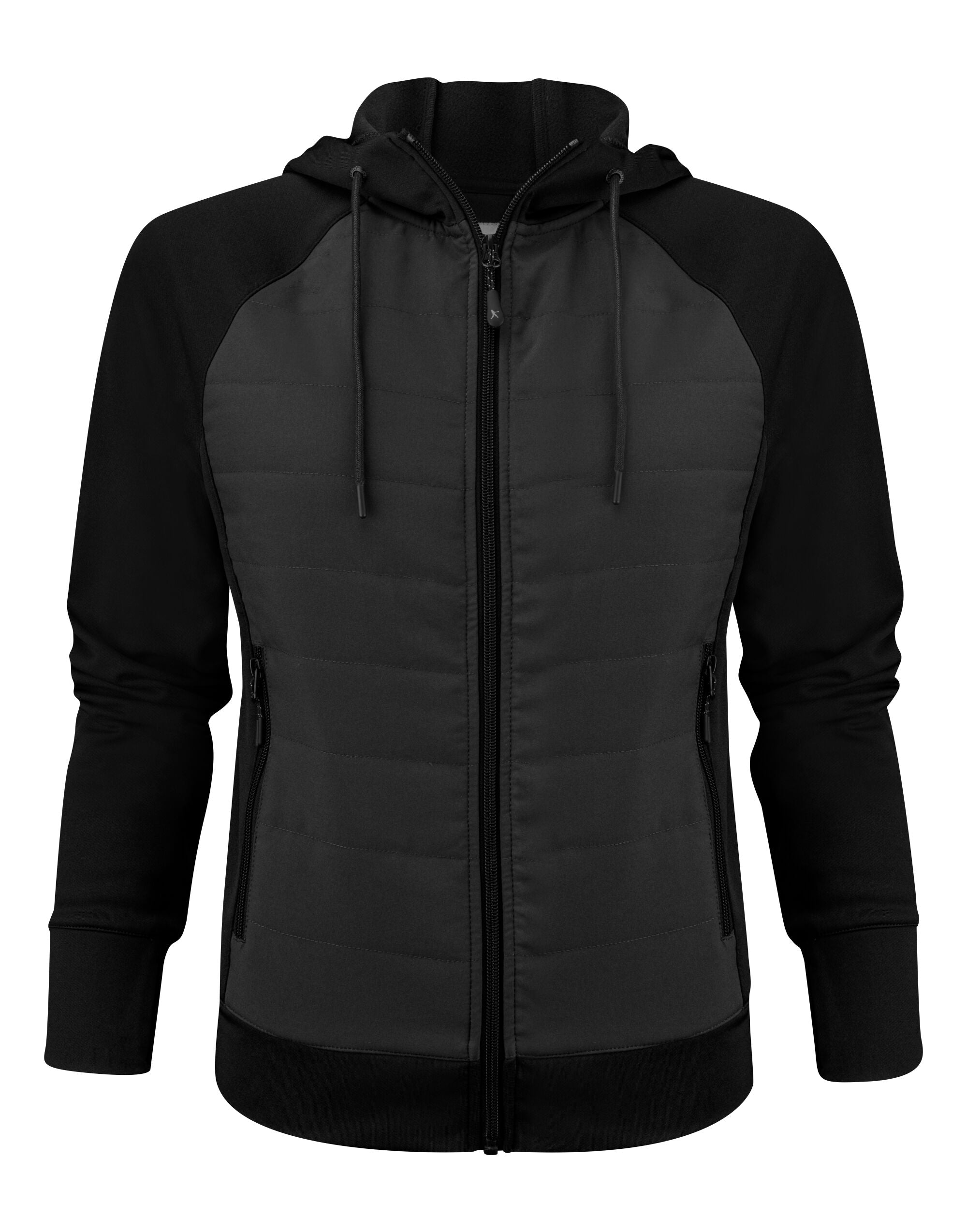 Ladies Keyport Full Zip Hooded Hybrid Jacket