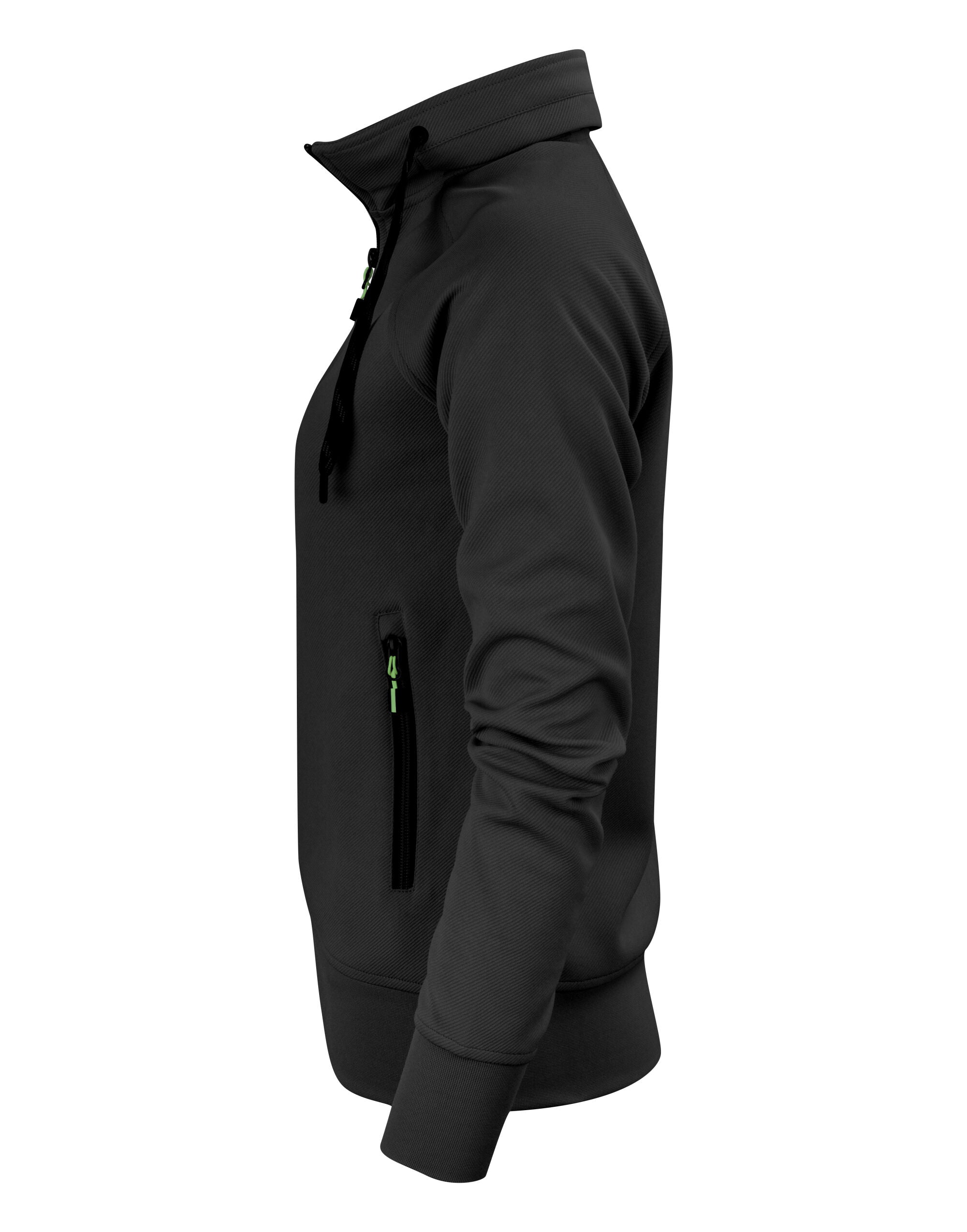 Ladies Jog Full Zip Sweatshirt