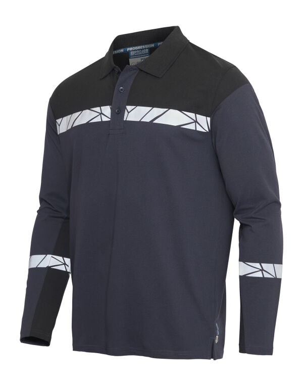Progression 7004 Long Sleeve Pique Polo
