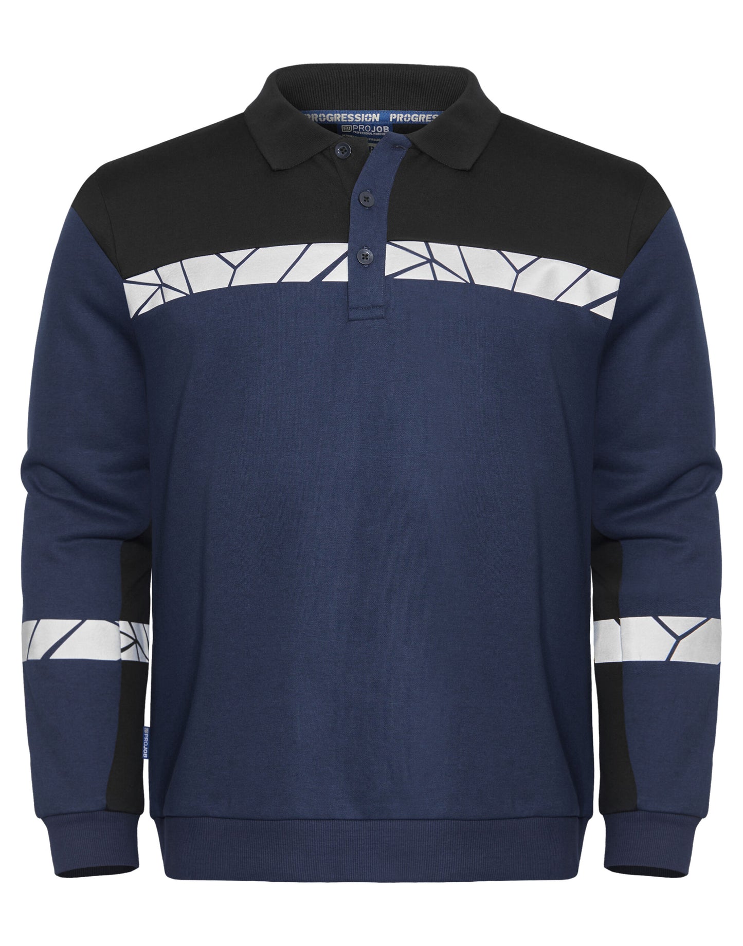Progression 7100 Long Sleeve Polo Sweatshirt