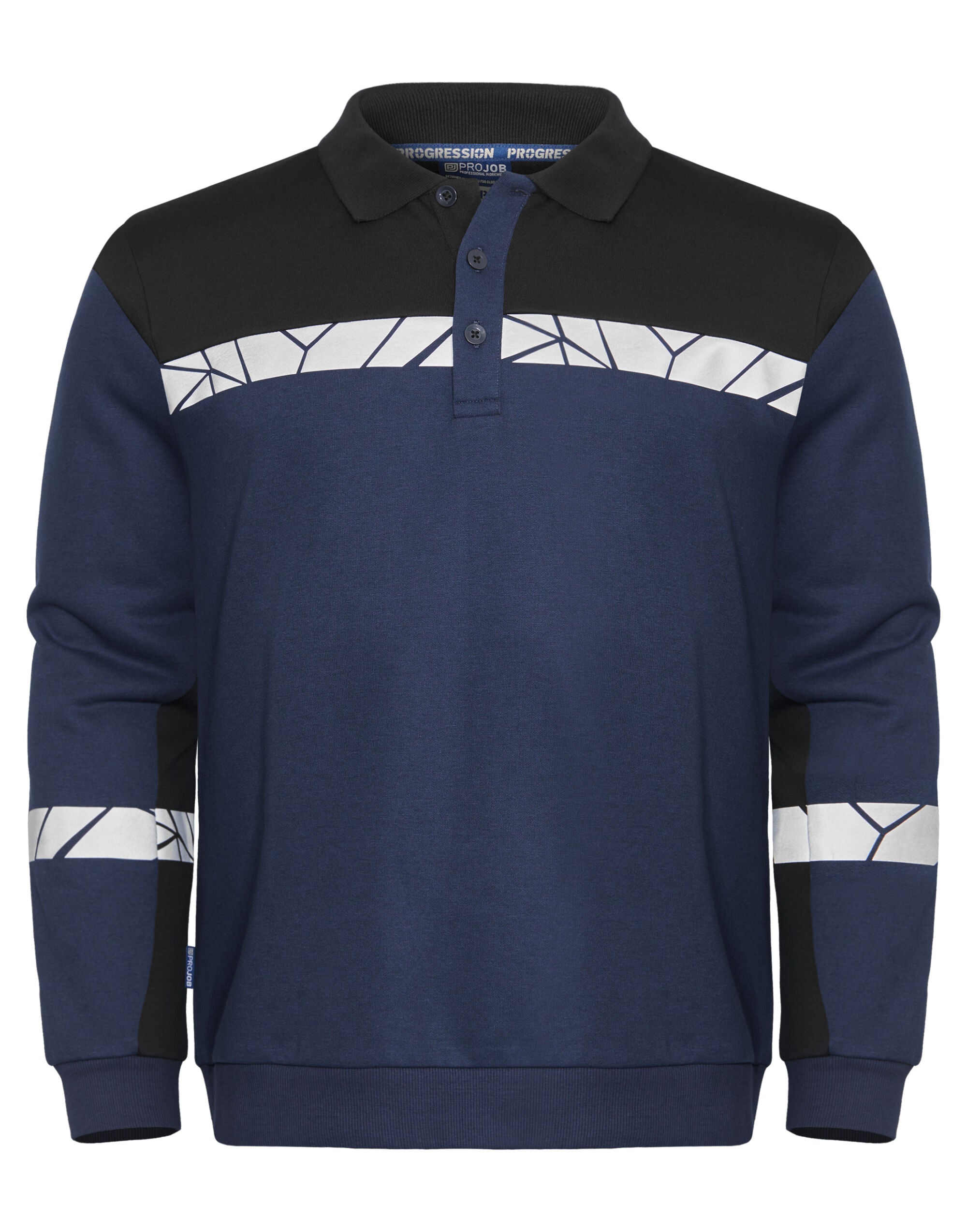 Progression 7100 Long Sleeve Polo Sweatshirt