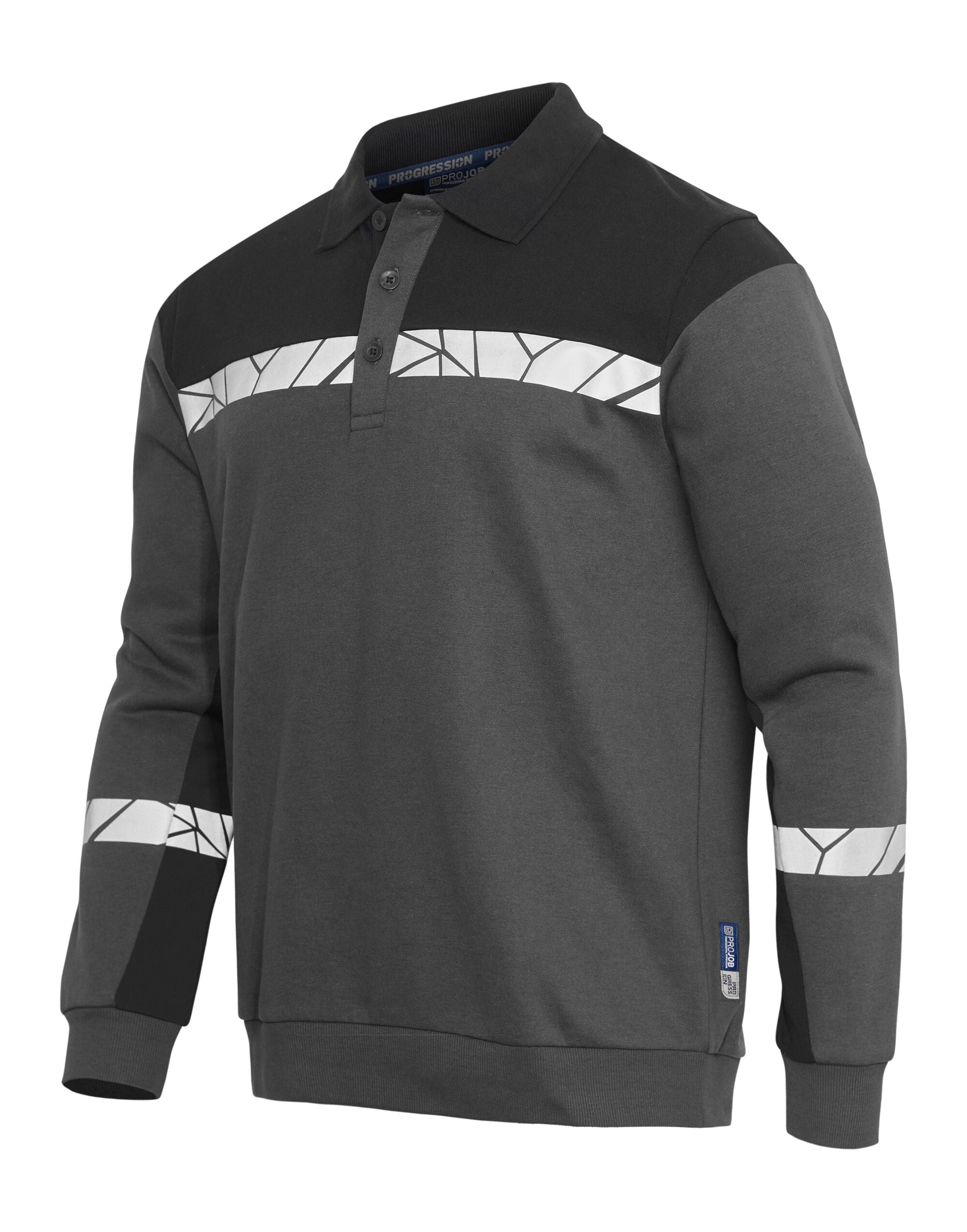 Progression 7100 Long Sleeve Polo Sweatshirt