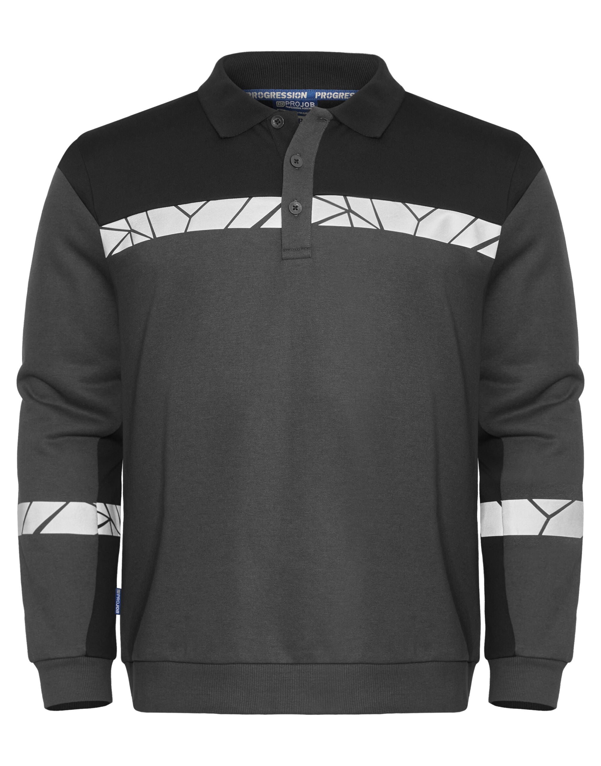 Progression 7100 Long Sleeve Polo Sweatshirt