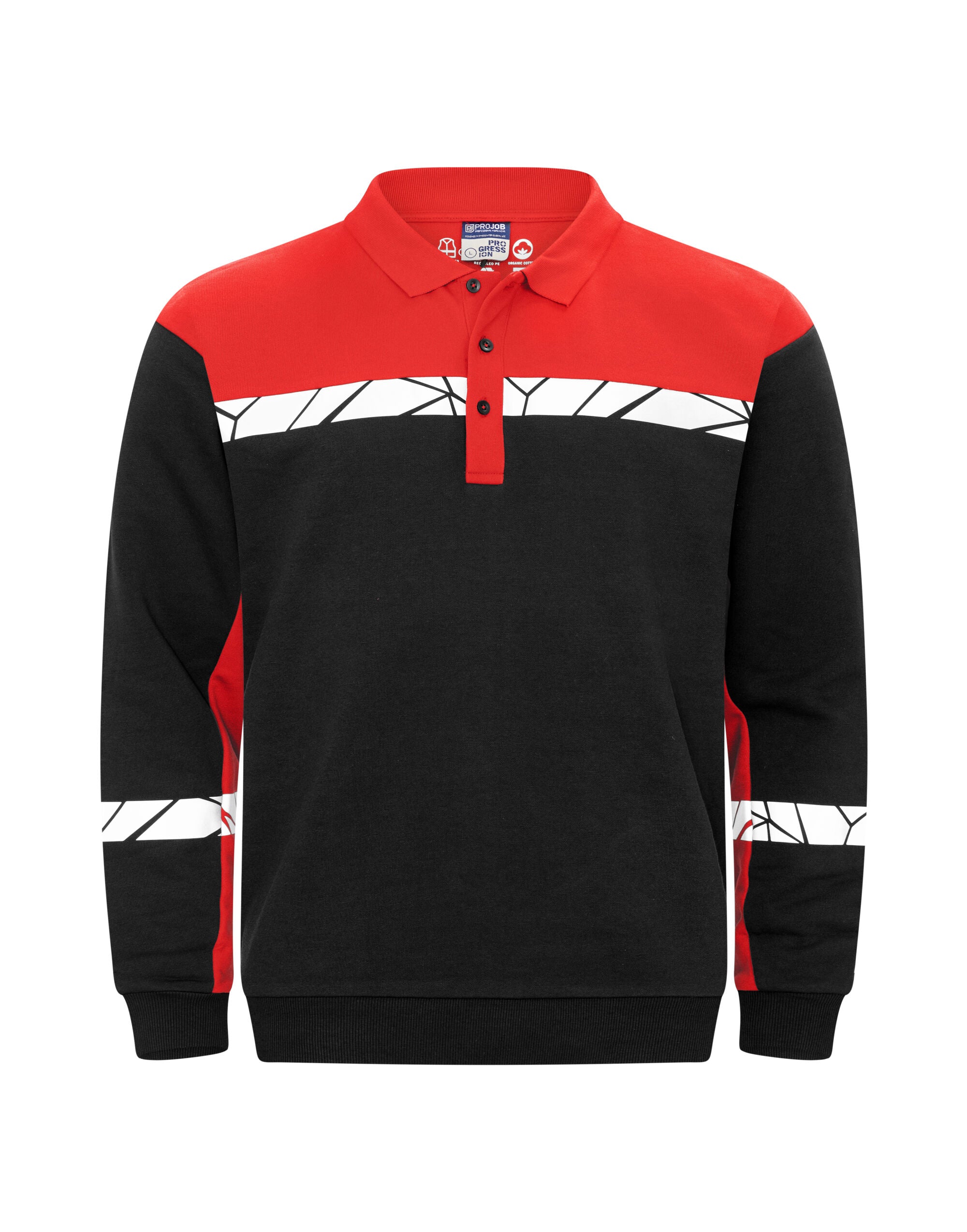 Progression 7100 Long Sleeve Polo Sweatshirt