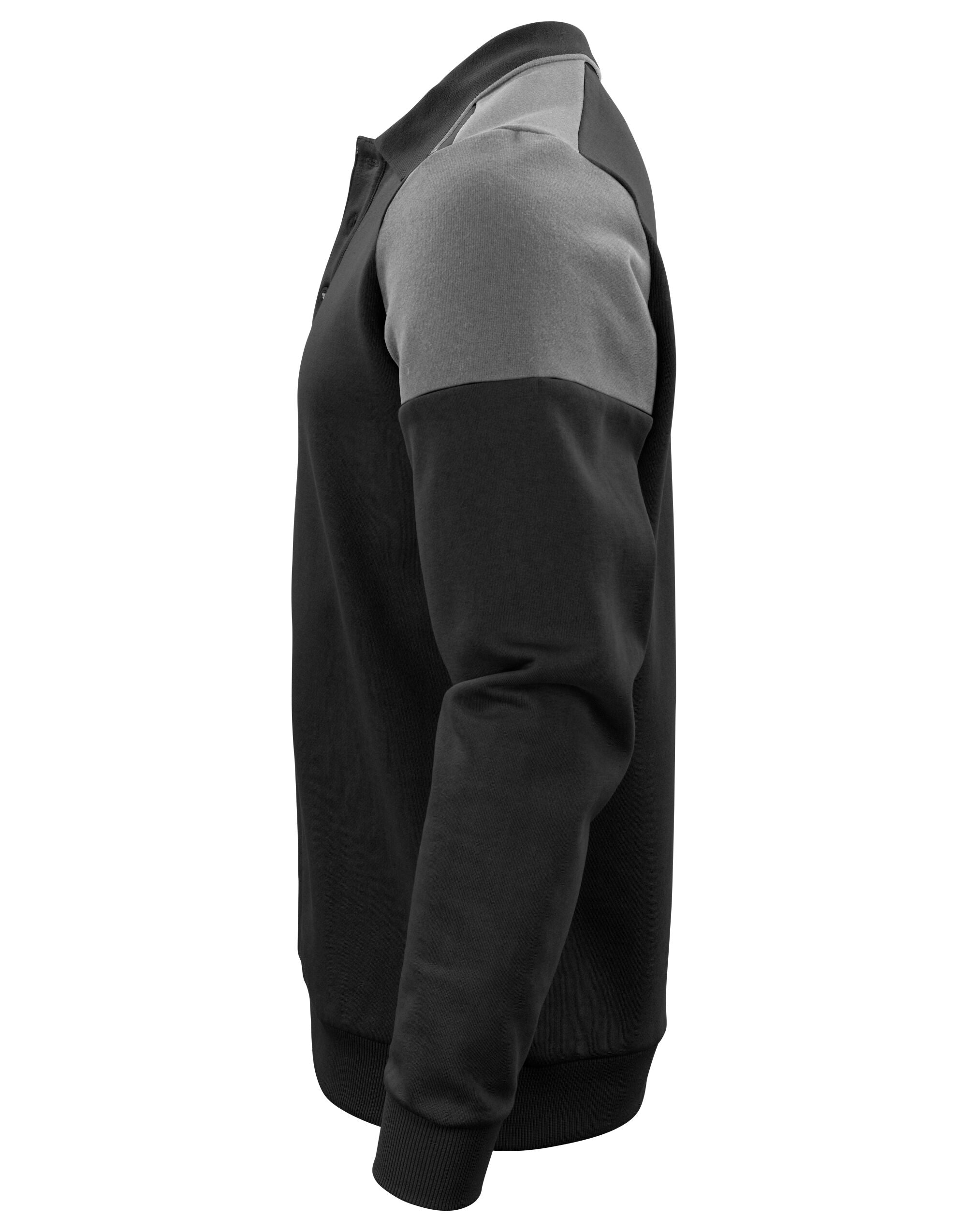 Long Sleeve Polo Sweatshirt