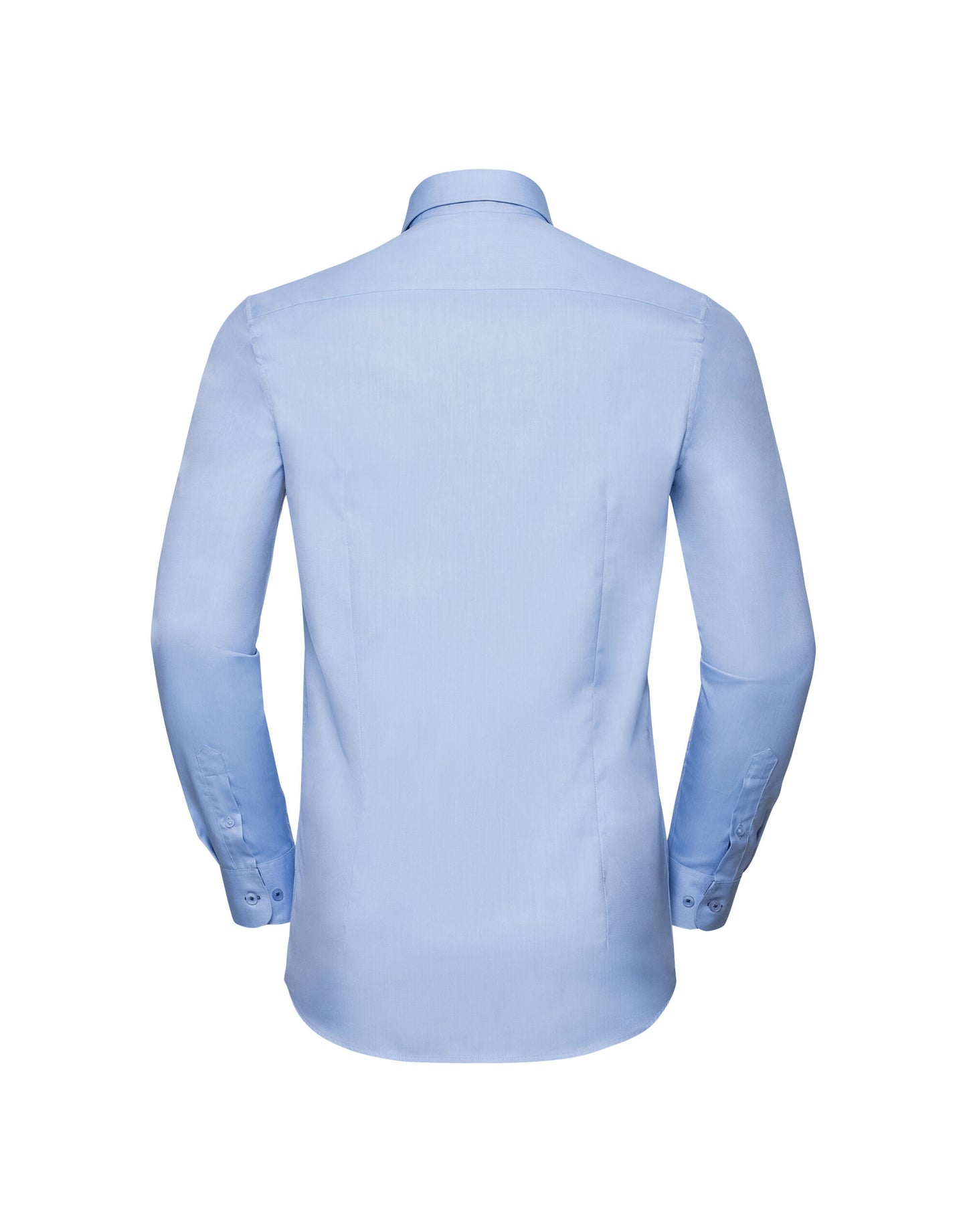Men's Long Sleeve Tailored Contrast Herringbone Shirt 